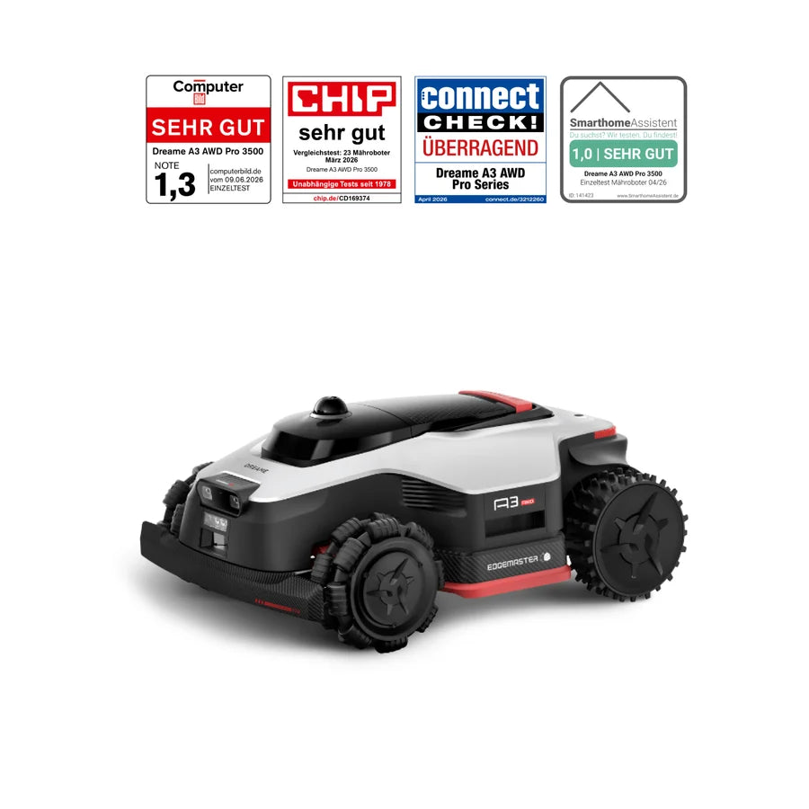 Dreame A3 AWD Pro 3500 – Mähroboter mit 3D-LiDAR und Allradantrieb