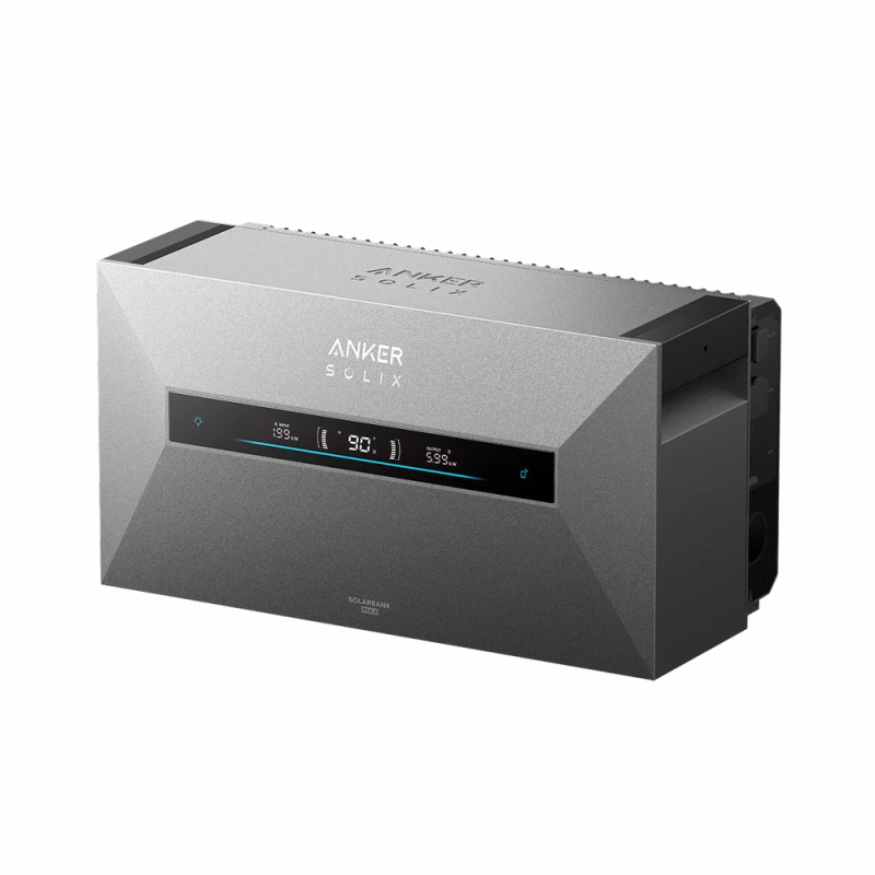 Anker SOLIX Solarbank Max AC 7 kWh AC-gekoppelter Stromspeicher mit Wechselrichter