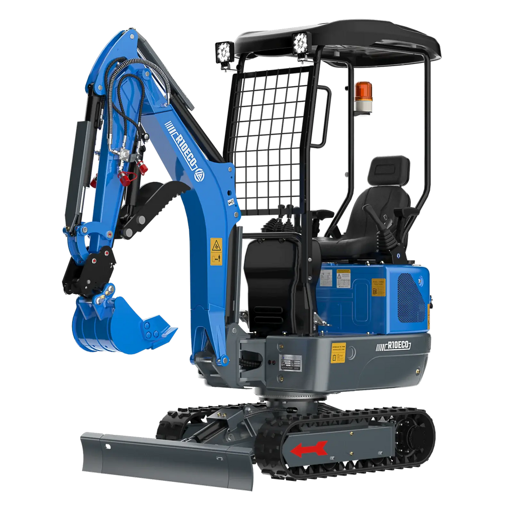 Rippa R10 ECO – 1-Tonnen-Minibagger mit verstellbarem Fahrwerk