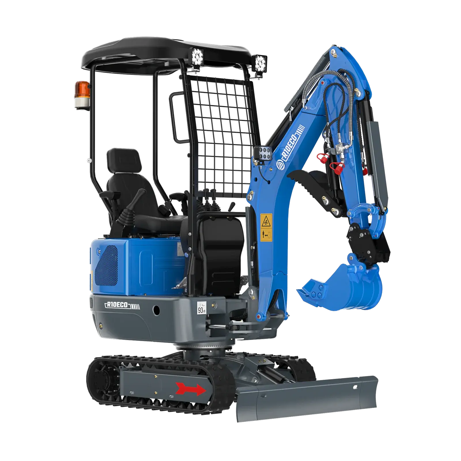 Rippa R10 ECO – 1-Tonnen-Minibagger mit verstellbarem Fahrwerk
