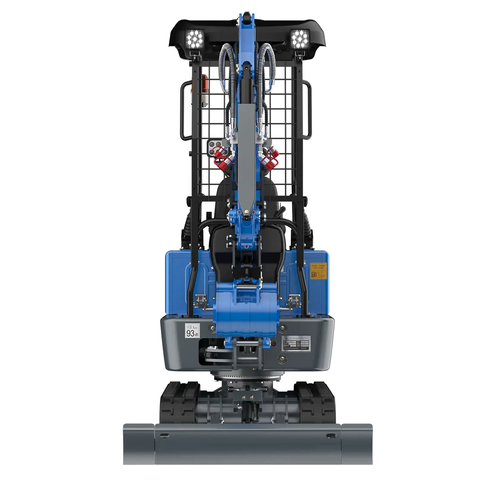 Rippa R10 ECO – 1-Tonnen-Minibagger mit verstellbarem Fahrwerk