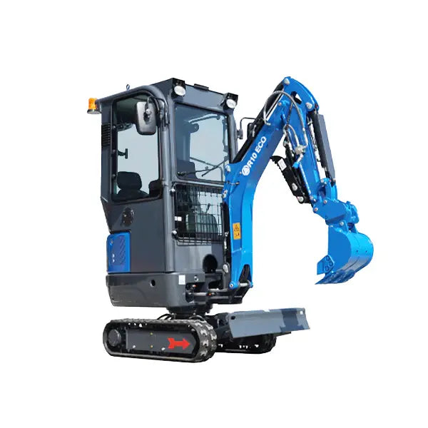 Rippa R10 ECO – 1-Tonnen-Minibagger mit verstellbarem Fahrwerk