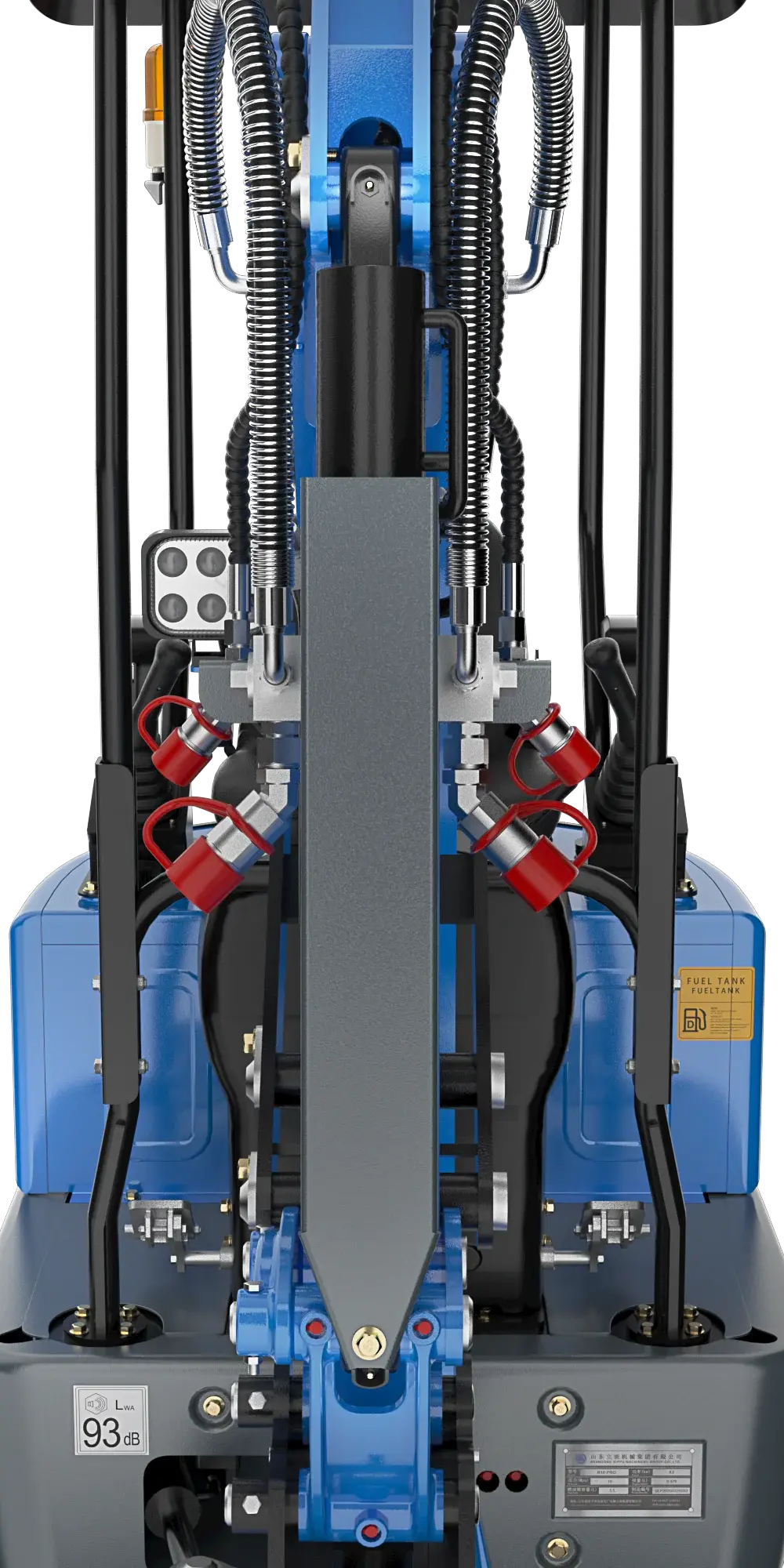 Rippa R10 ECO – 1-Tonnen-Minibagger mit verstellbarem Fahrwerk