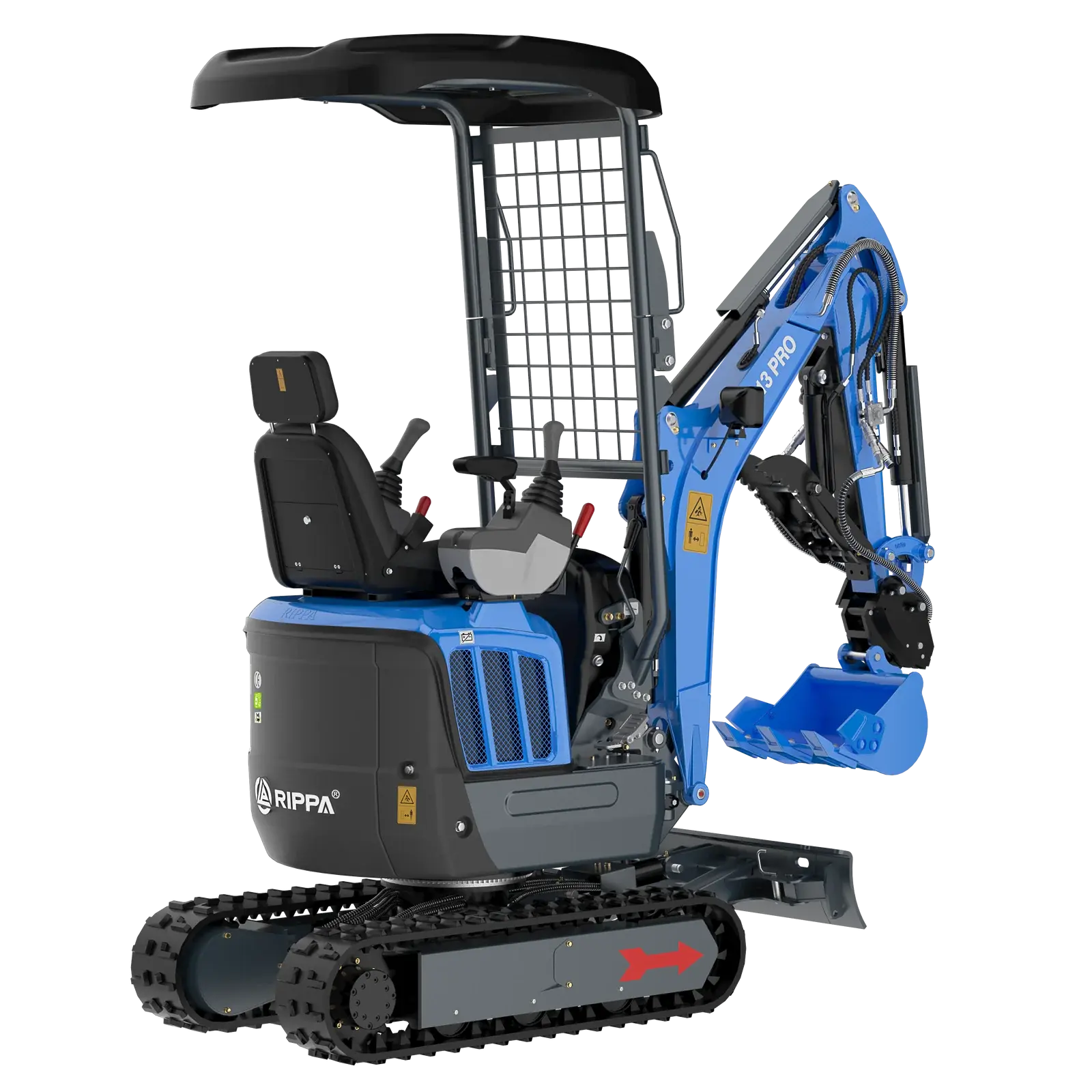 Rippa R15 ECO – 1,5-Tonnen-Minibagger | Neumaschine