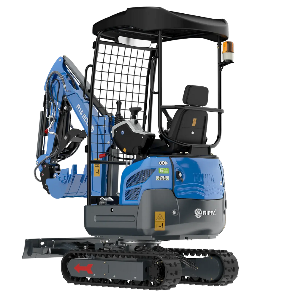 Rippa R15 ECO – 1,5-Tonnen-Minibagger | Neumaschine