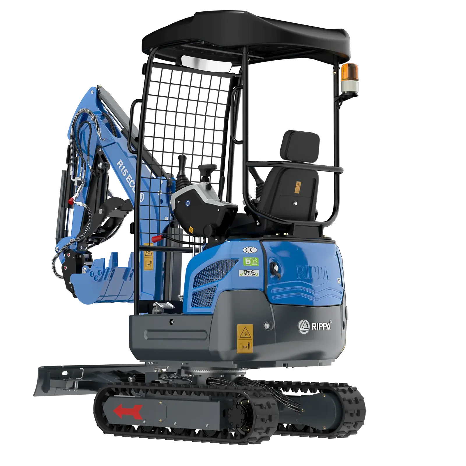 Rippa R15 ECO – 1,5-Tonnen-Minibagger | Neumaschine
