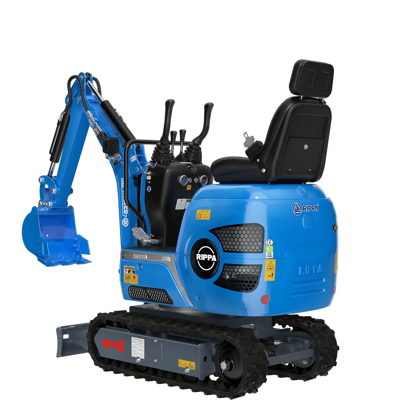Rippa R06 – Kompakt-Minibagger | 747 kg | Neumaschine