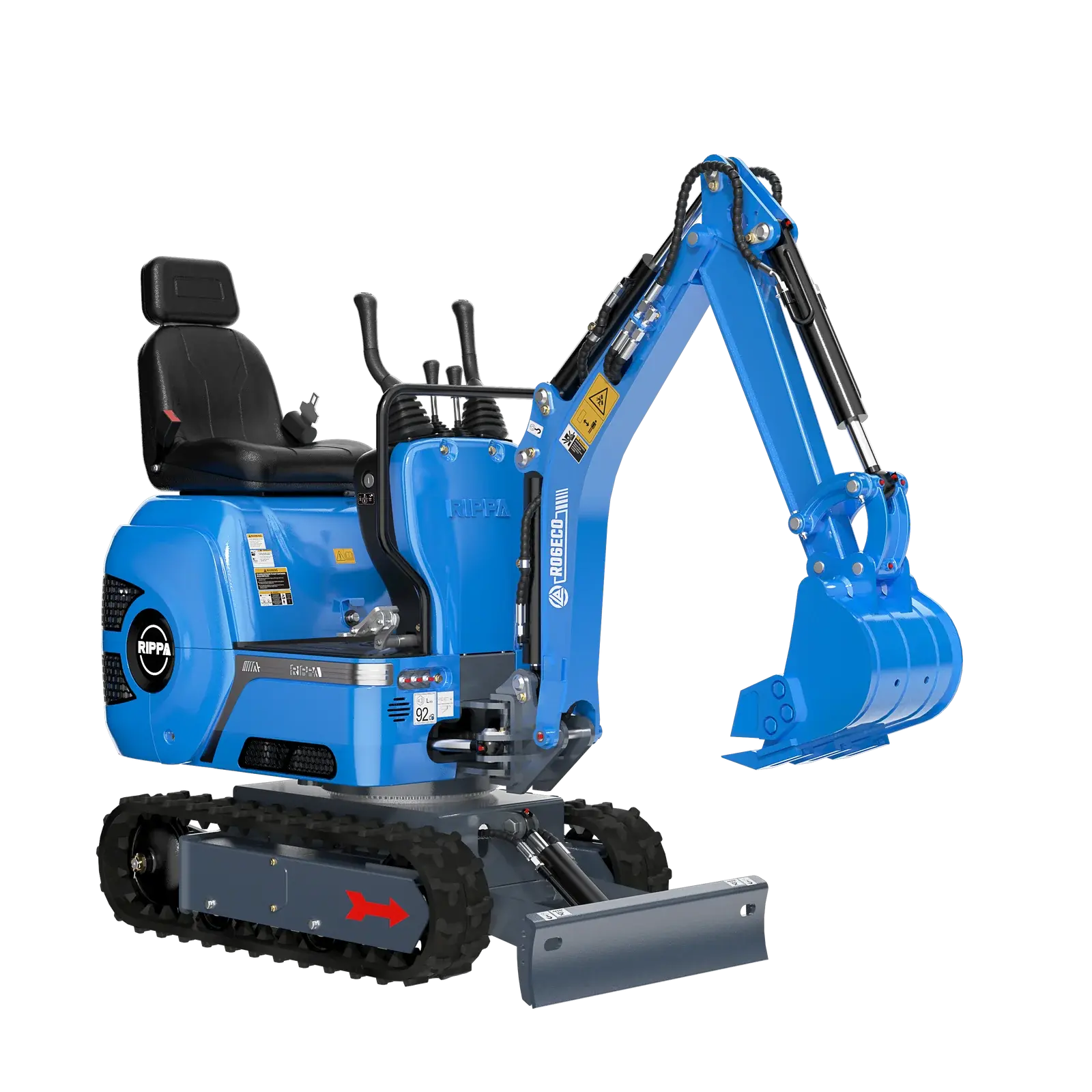 Rippa R06 – Kompakt-Minibagger | 747 kg | Neumaschine