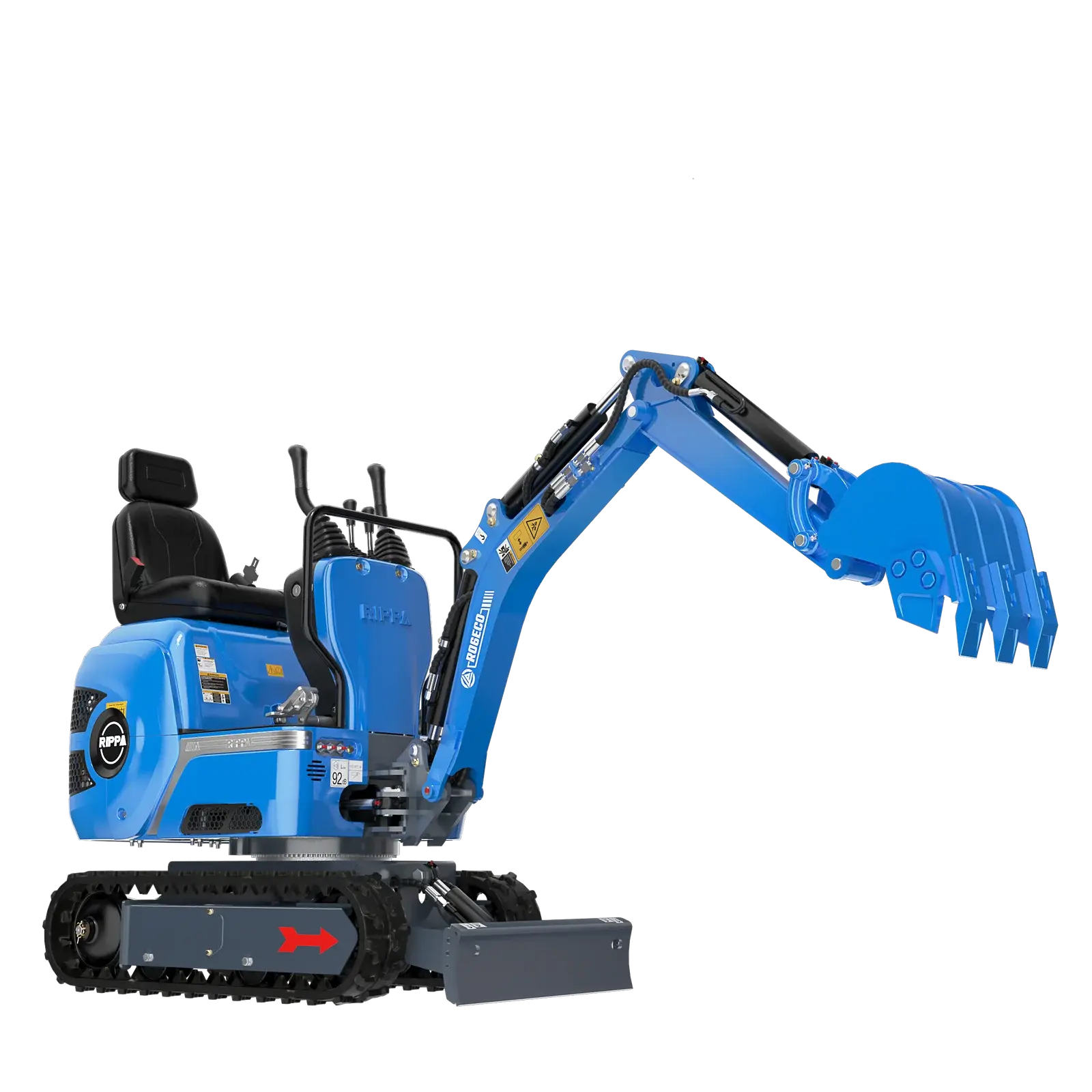Rippa R06 – Kompakt-Minibagger | 747 kg | Neumaschine