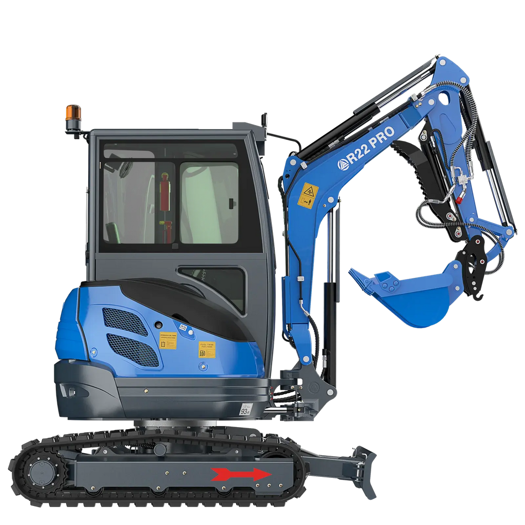Rippa R22 PRO – 2,4-Tonnen-Kompaktbagger | Neumaschine