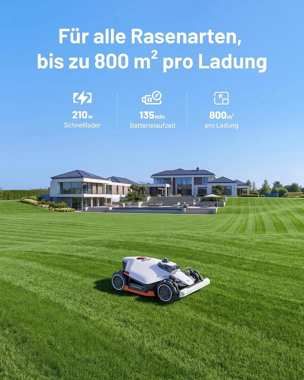 Mammotion LUBA 3 AWD 1500 – Intelligenter Mähroboter mit Allradantrieb