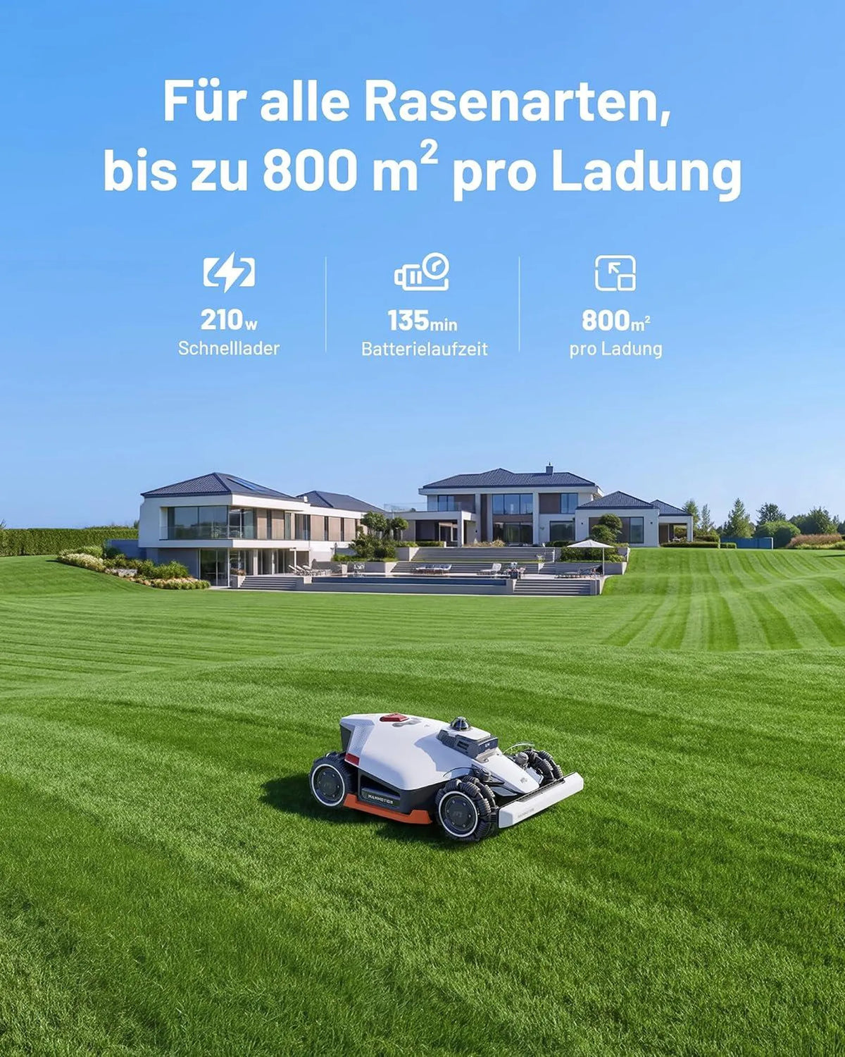 Mammotion LUBA 3 AWD 1500 – Intelligenter Mähroboter mit Allradantrieb